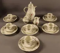 Service à café Rosenthal pour 6 personnes Sanssouci, milieu à seconde moitié du 20e s., allemand