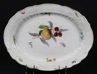 Grande coupe de service marque à l'épée Meissen, milieu du 19e s., allemand
