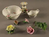 Décorations de table en porcelaine, milieu du 20e siècle, allemand