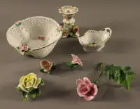 Décorations de table en porcelaine, milieu du 20e siècle, allemand