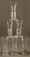 拍品 - 六只Wachtmeister玻璃杯，德国约1820-30年