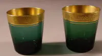 Paire de verres à eau, premier tiers du 20e siècle, allemand