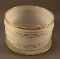 Coupe en verre dépoli et assiette, historicisme vers 1900-1920, allemand