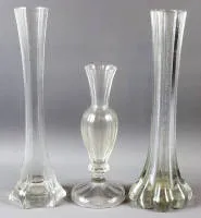 Tre vasi con piede, storicismo circa 1900 - 1920, tedeschi