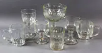 Lot - verres de taverne de divers types, historicisme 1860-1900, allemand