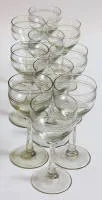 Set - dieci bicchieri da liquore, primo terzo del XX sec., tedeschi