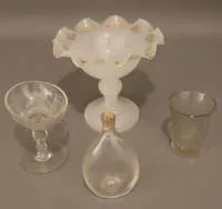 Verres Biedermeier, première moitié du 19e siècle, allemands