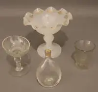 Verres Biedermeier, première moitié du 19e siècle, allemands