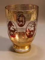 Deux verres de style Art déco