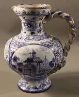 Verseuse hollandaise style Delft, début du 20e s., Hollande