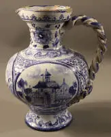 Verseuse hollandaise style Delft, début du 20e s., Hollande