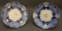 Deux assiettes décoratives baroques, Angleterre vers 1900-1920