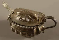 Moutardier en argent du XIXe siècle, Angleterre