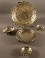 Lot de coupes décoratives, début du 20e s., allemand