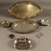 Plateaux et dessous-de-plat et plus, début du 20e s., allemands