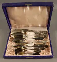 Overgebleven zilveren bestek, Duits 1900-1940