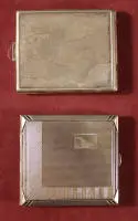 Patriottische plus art-deco sigarettenkoker, Duitse Rijk voor 1945