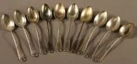10 ملاعق قهوة بأسلوب Jugendstil، ألمانيا 1910-1920