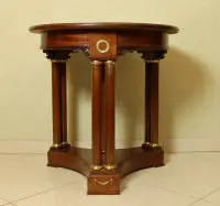 Table de salon Empire XIXe siècle, Allemagne du Nord