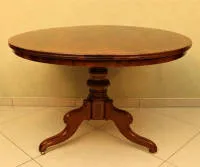 Biedermeier middentafel ca. 1840, Noord-Duits, vermoedelijk Hamburg