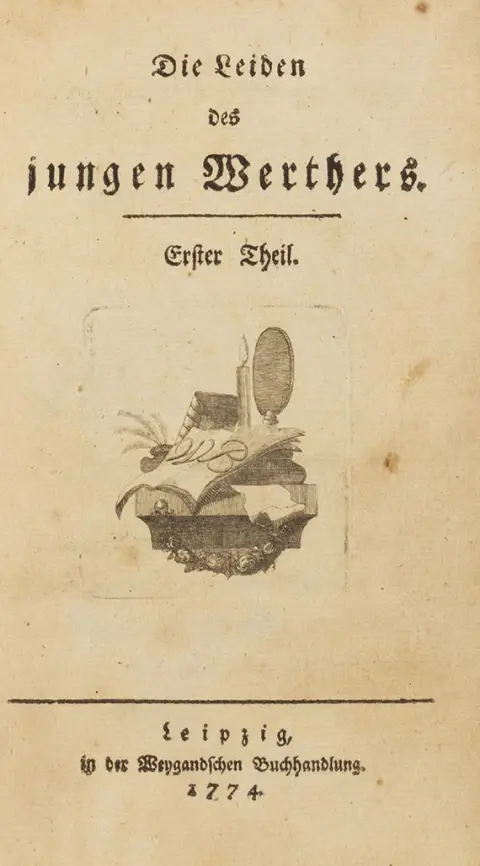 Johann Wolfgang von Goethe, Patnje mladog Werthera, zajedno s 2 trijade u 1 svesku