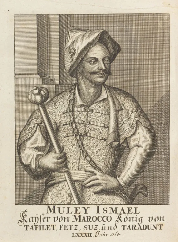 Windus, John, samlebind med 5 barokværker (Windus, Zickermann, Frik, Adolphi)