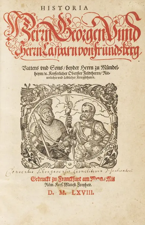 Adam Reissner, Historia, 1568.