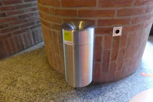 Vægaskeholder, rustfrit stål
