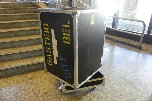 Flightcase móvil con tapa, vacío