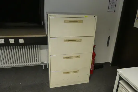 Ormar za viseće registratore s 4 ladice, metal