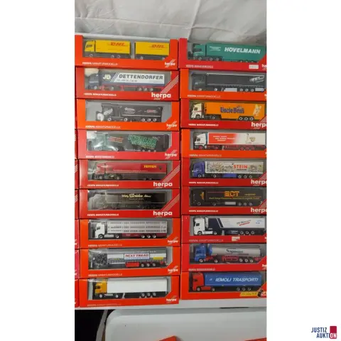 Lot de modèles Herpa camions et voitures