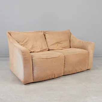 COR. Canapea cu două locuri / Couch, Alcantara, anii 1950, Germania.