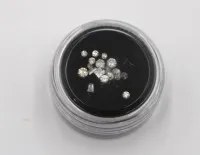 Lite konvolutt briljanter/diamanter, ca. 0,68 karat