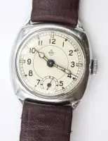 Vintage-Armbanduhr, Gebrüder Thiel (Ruhla), älter, Werk läuft nur an, ca. D-2,5cm