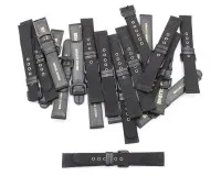 Konvolut Uhrenarmbänder, Benetton, Breite 2cm