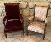 Dos sillones historicistas, segunda mitad del siglo XIX, centro de Alemania