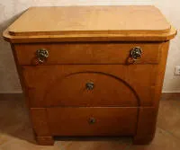 Biedermeier Kommode, mitteldeutsch um 1830