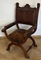 Стул-ножницы историзм около 1880, северогерманский