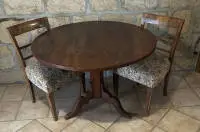 Biedermeier masa artı iki sandalye, Kuzey Almanya 19. yy