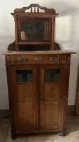 Jugendstil dönemi üst bölmeli vertiko, kuzey Almanya, yaklaşık 1910