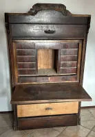 Biedermeier sekretář kolem 1840-50, severoněmecký