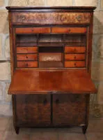 Secrétaire Biedermeier d'Allemagne du Sud vers 1820