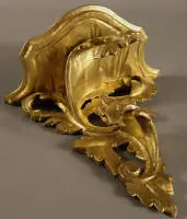 Console murale dorée, milieu du XIXe siècle, Allemagne du Sud