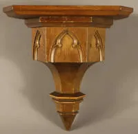 Neogotische wandconsole, eind 19e eeuw, Midden-Duitsland