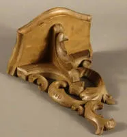 Console murale rococo milieu du 19e s., Allemagne centrale