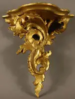 Console murale rococo, milieu du XIXe siècle, France
