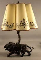 Figürlü masa lambası, 20. yy başı, Almanya