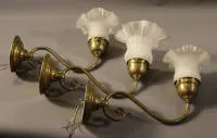 Tre vegglamper, 1920-1940-årene, tyske