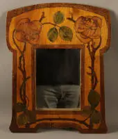 Miroir mural Art nouveau vers 1910, allemand
