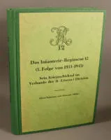 Regimentsgeschichte, Das Infanterie-Regiment 12, zweite Hälfte des 20. Jh.